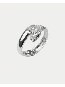 Bow19 Snake Bracelet Rhodium