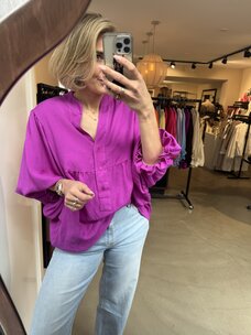 Just be Jolie Juul Blouse Magenta