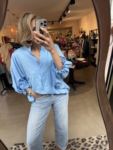Just be Jolie Juul Blouse Sky Blue