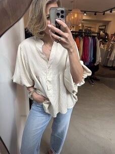 Just be Jolie Juul Blouse Beige