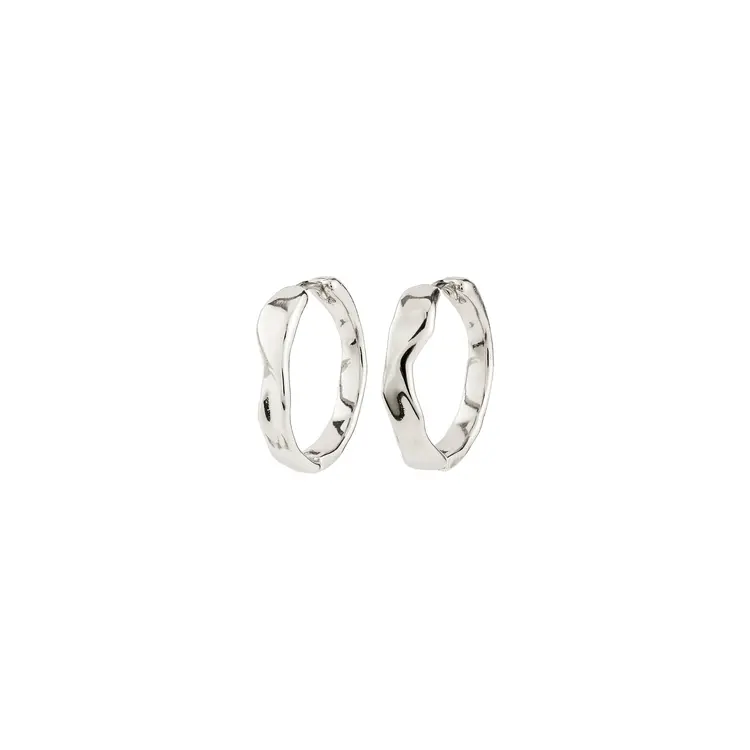 Pilgrim EMBER Hoop Earrings Silver-Plated 20MM