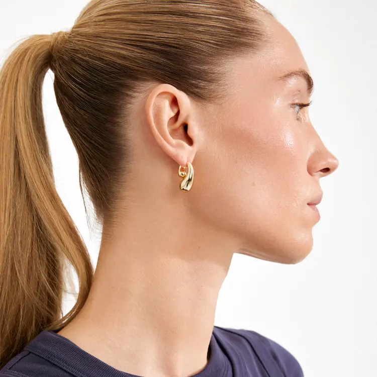 Pilgrim JENNINGS Earrings Gold-Plated 22MM