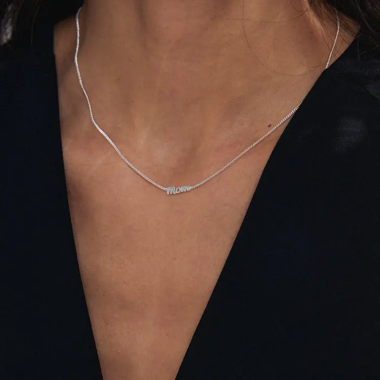 Pilgrim MOM Necklace Silver-Plated