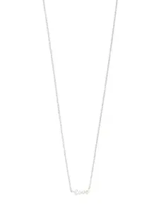 Pilgrim LOVE Necklace Silver-Plated