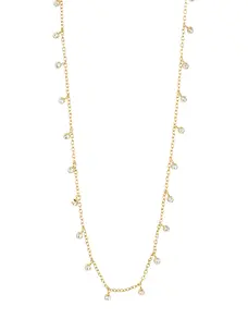 Pilgrim MAJA Crystal Multi Drops Necklace Gold-Plated