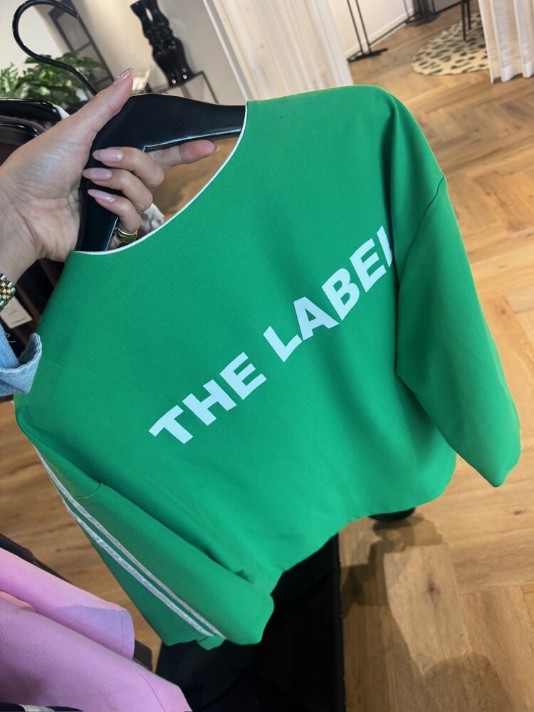 Alix The Label Ladies Woven Crooped Baseball Shirt Bright Green