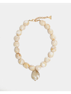 Bow19 Jules Necklace Mable White