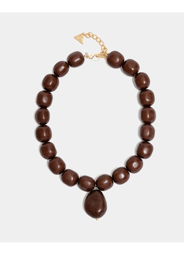 Bow19 Jules Necklace Brown