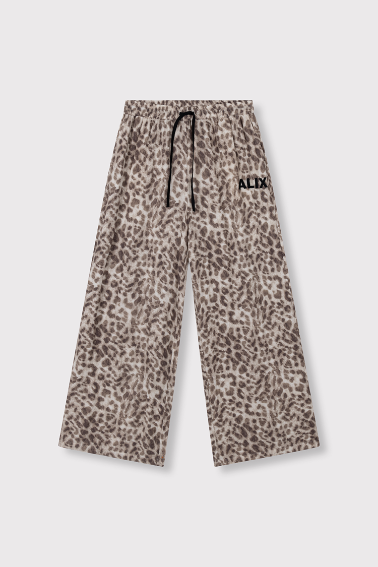 Alix The Label Ladies Woven Sporty Animal Pants Animal