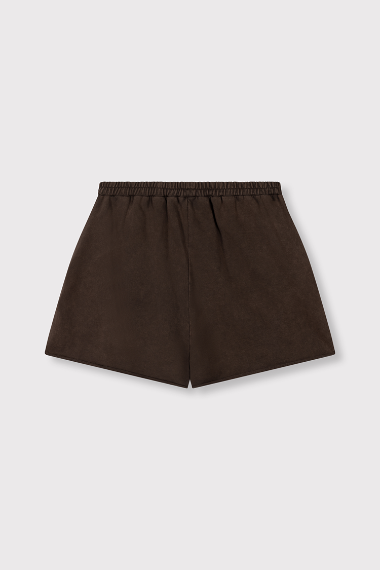 Alix The Label Ladies Knitted Sporty Summer Shorts Brown