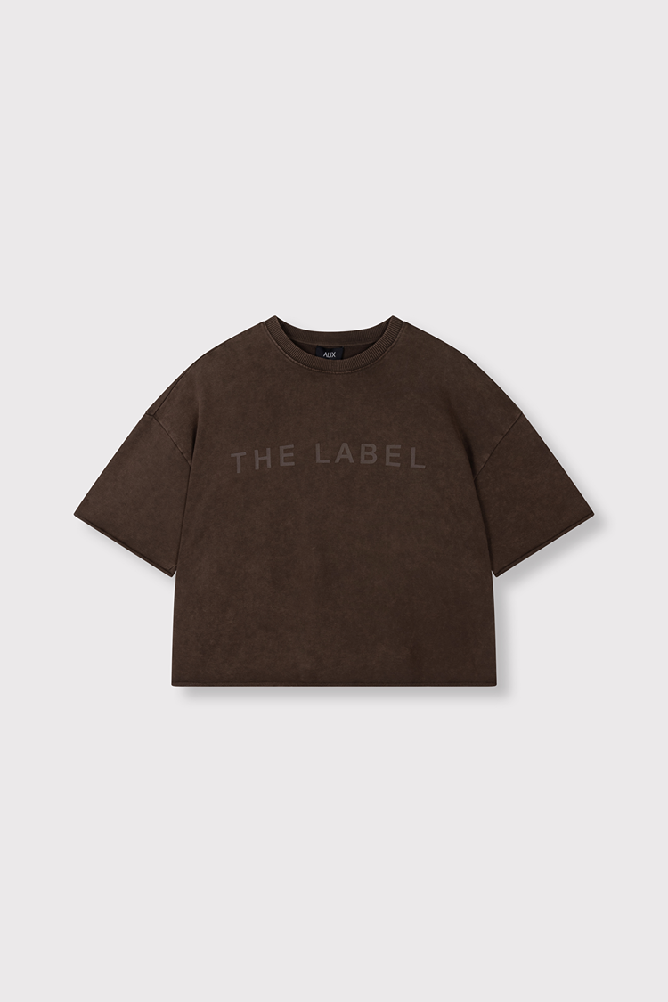 Alix The Label Ladies Knitted The Label Summer T-Shirt Brown