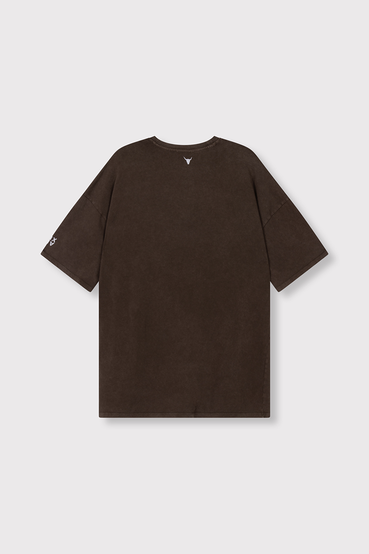 Alix The Label Ladies Knitted Alix T-Shirt Dress Brown