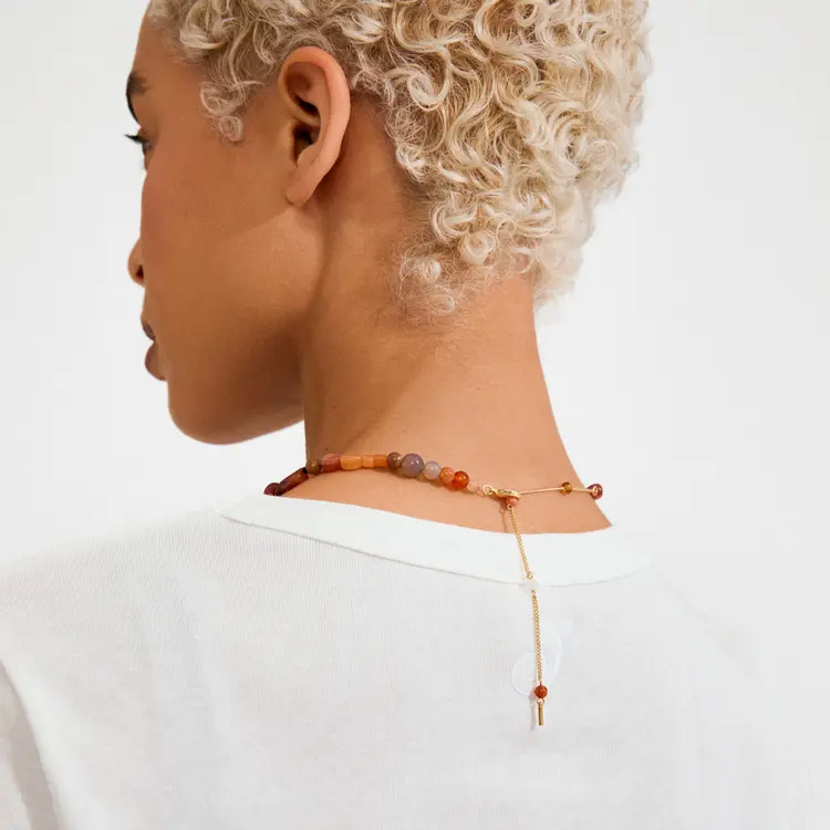 Pilgrim IRIS necklace gold-plated/multi