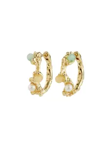 Pilgrim IRIS hoop earrings gold-plated
