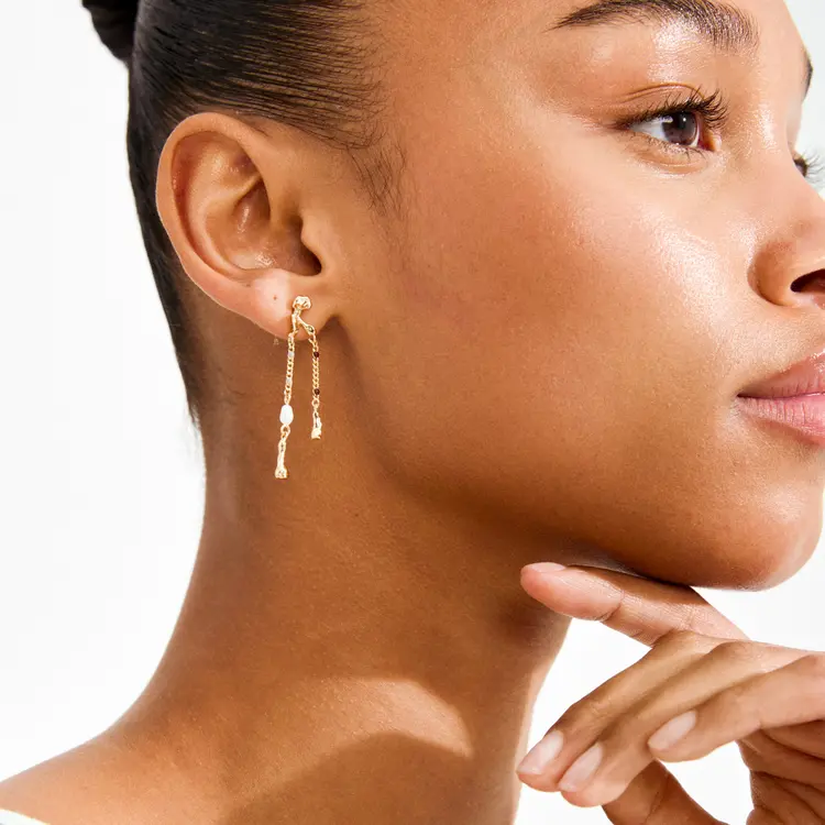 Pilgrim REGGIE Earrings Gold-PLated
