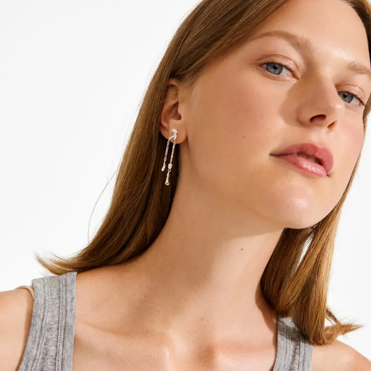 Pilgrim REGGIE Earrings Silver-Plated