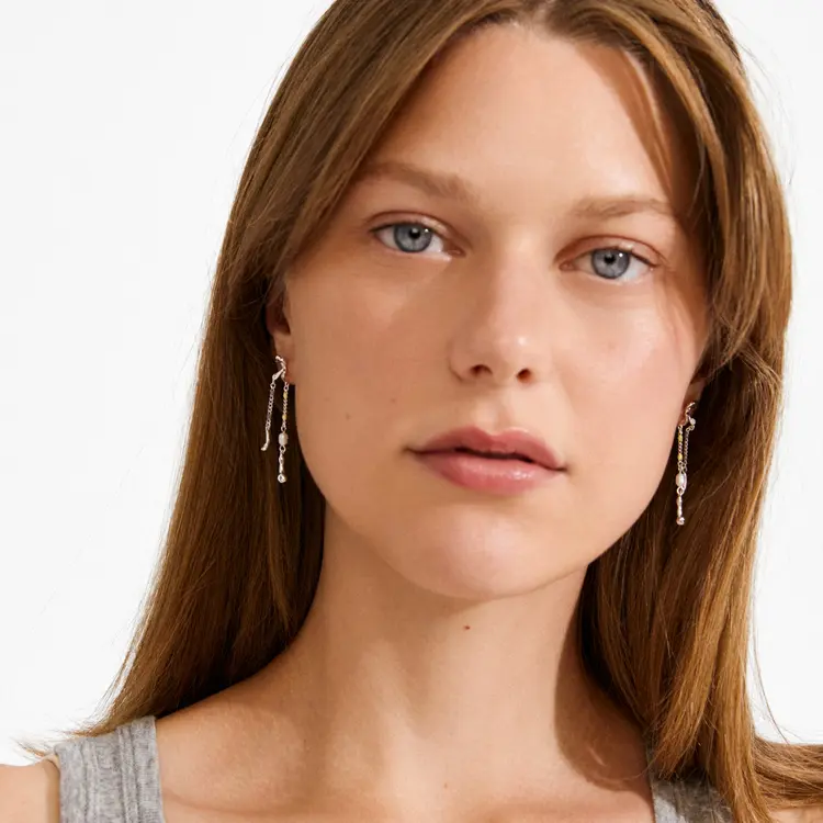 Pilgrim REGGIE Earrings Silver-Plated