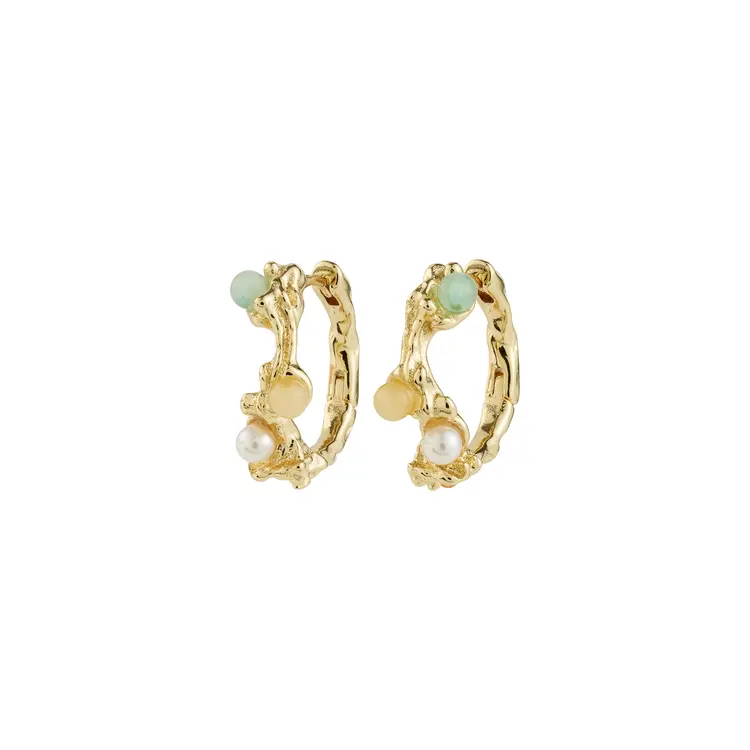 Pilgrim IRIS Hoop Earrings Gold-Plated 19MM