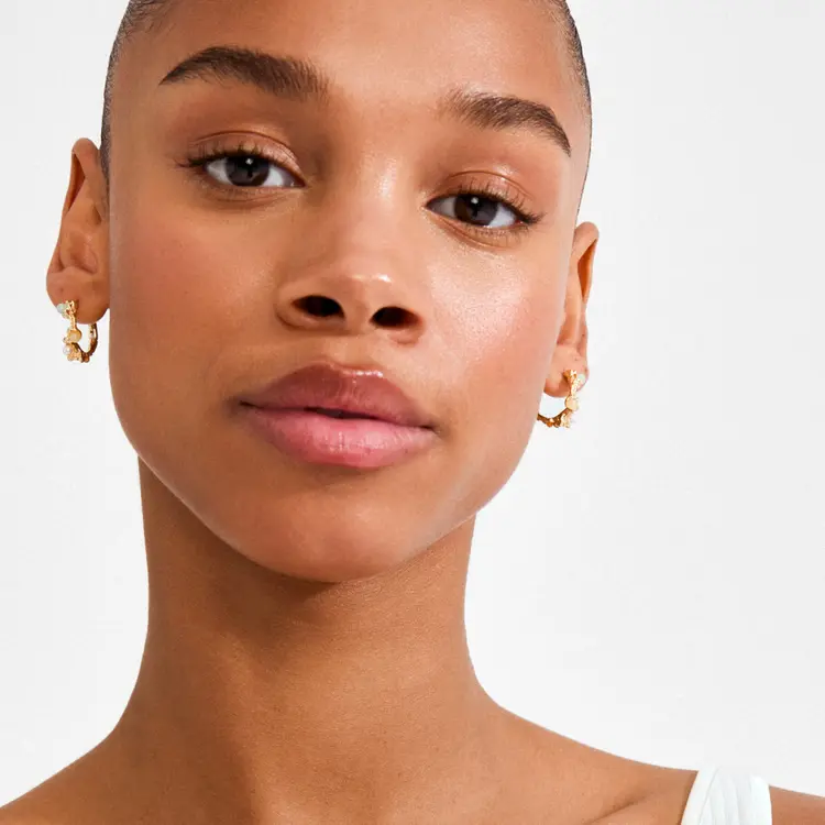 Pilgrim IRIS Hoop Earrings Gold-Plated 19MM