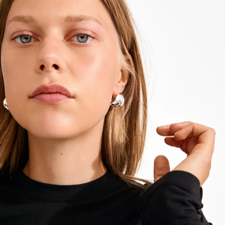 Pilgrim JOHNNIE Earrings Silver-Plated