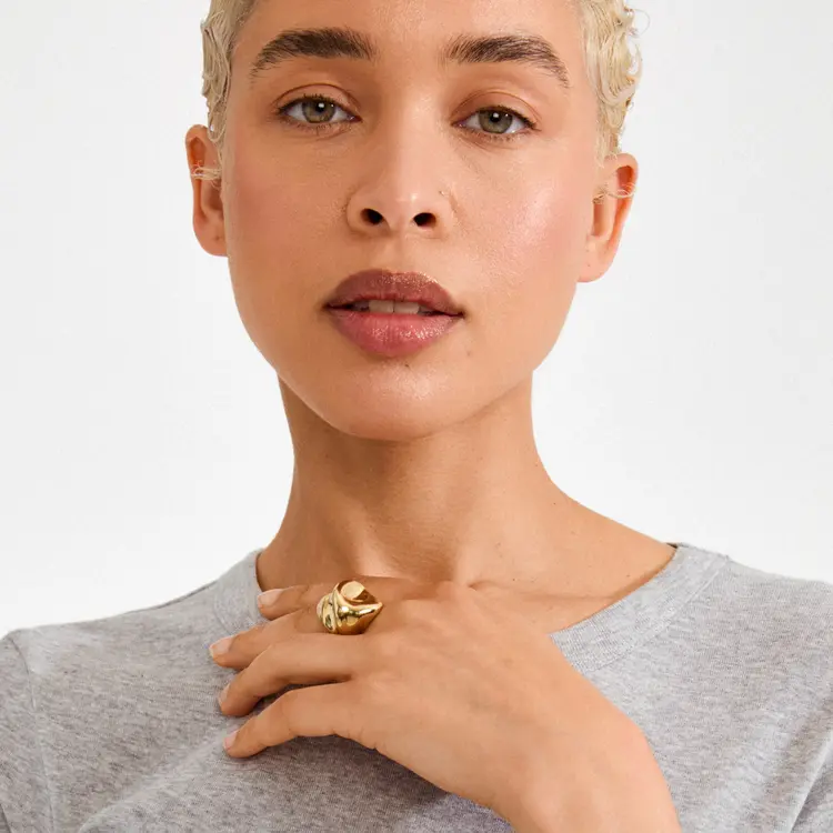 Pilgrim JOHNNIE Ring Gold-Plated