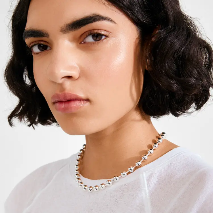 Pilgrim AIR Necklace Silver-Plated