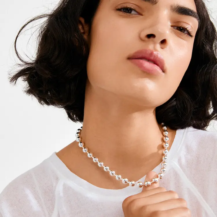 Pilgrim AIR Necklace Silver-Plated