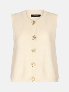 Ydence Knitted Top Mona Ecru