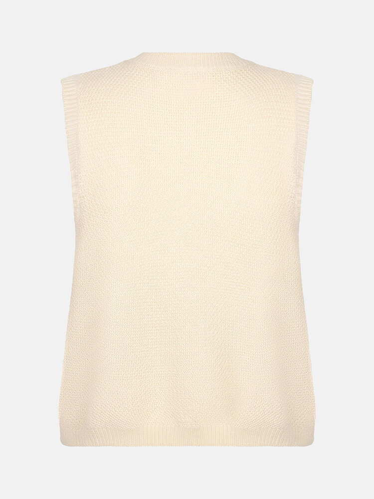 Ydence Knitted Top Mona Ecru