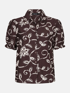 Ydence Blouse Leila Dark Brown