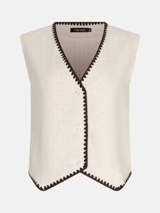 Ydence Gilet Billie Ecru