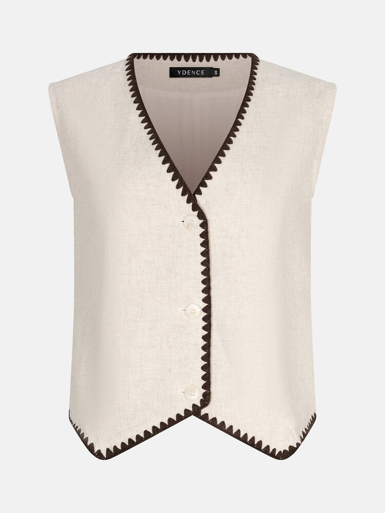 Ydence Gilet Billie Ecru