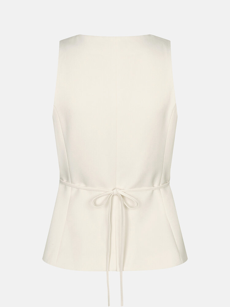 Ydence Gilet Allie Ecru