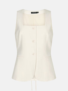 Ydence Gilet Allie Ecru