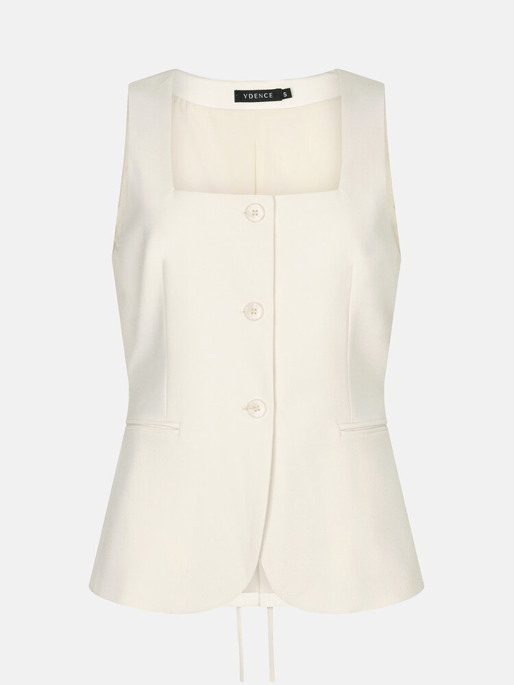 Ydence Gilet Allie Ecru