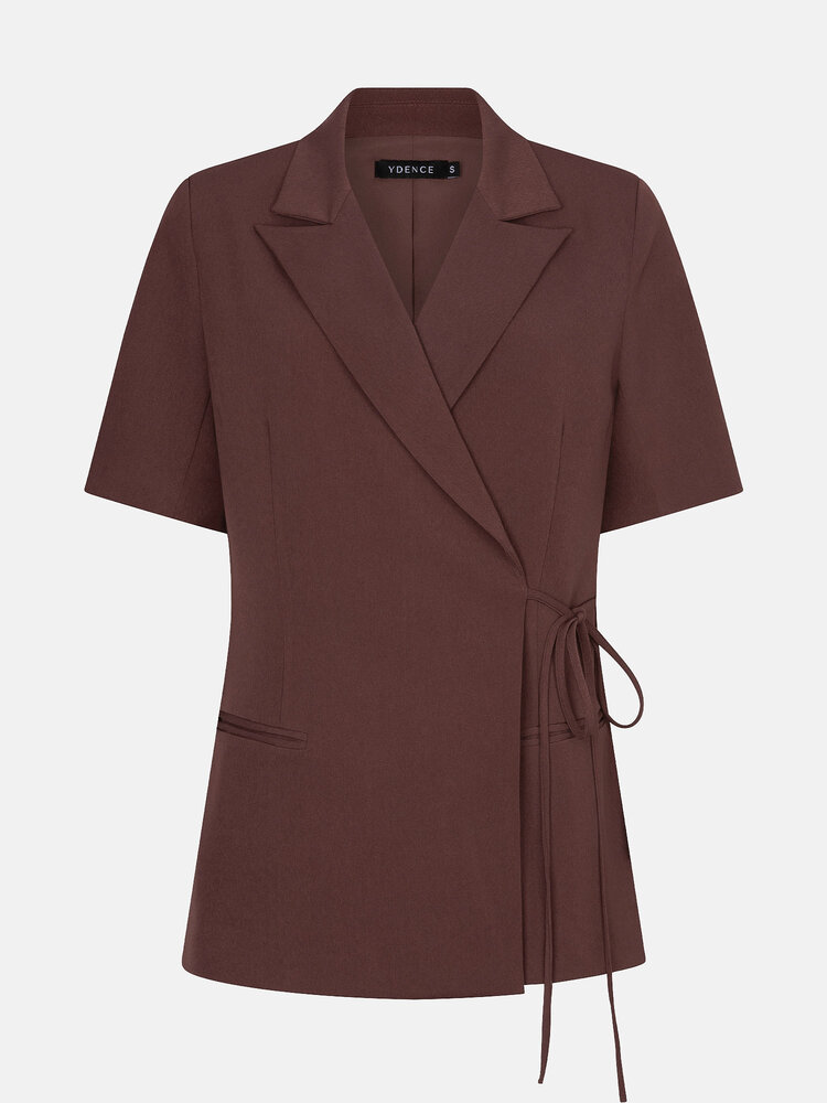 Ydence Blazer Lucille Dark Brown