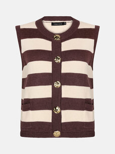 Ydence Knitted Top Judith Brown Ecru