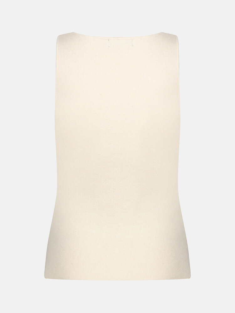 Ydence Knitted Top Mella Ecru