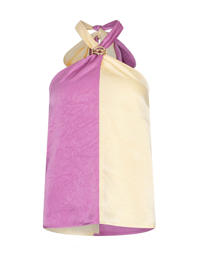 Ydence Top Odessa Soft Yellow/Pink Purple