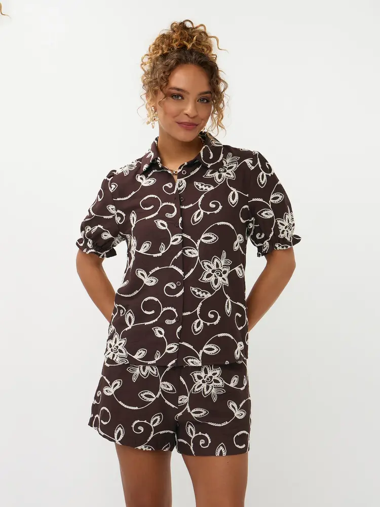 Ydence Short Zoey Dark Brown