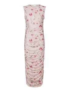 Neo Noir Corilina Artist Mesh Dress Light Pink