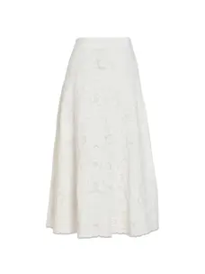 Rouge Edit Ameline HW Ankle Skirt/1 Cloud Dancer