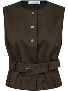 Haute L'Amitié Enya Belt Vest Army
