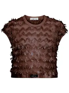 Haute L'Amitié Limone Crop Top Mocca