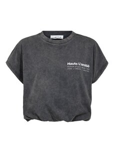 Haute L'Amitié Noma Acid NS Balloon Tee Black Acid Wash