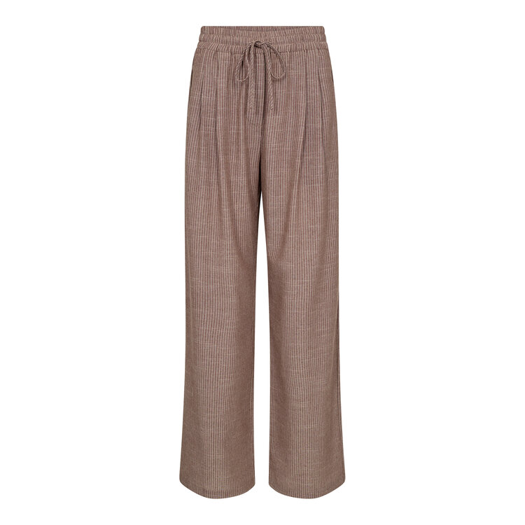 Co'Couture JihoCC Stripe Pant Brown