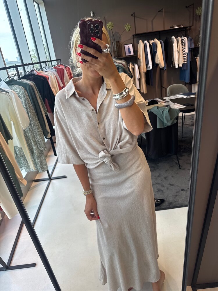 MSCH Viana Ginia 3/4 Shirt Sand Melange