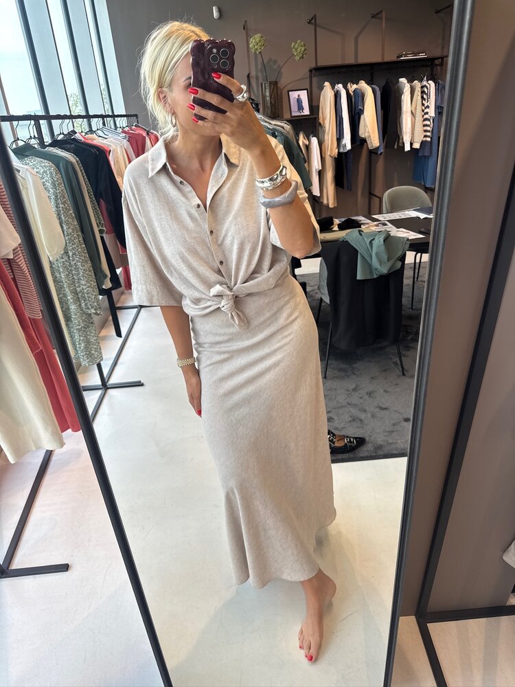 MSCH Viana Ginia 3/4 Shirt Sand Melange