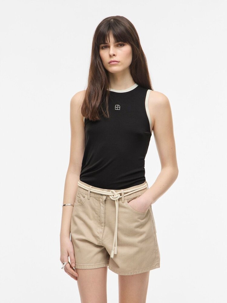 Rouge Edit Eme S/L Tank Top/1 Meteorite /Birch