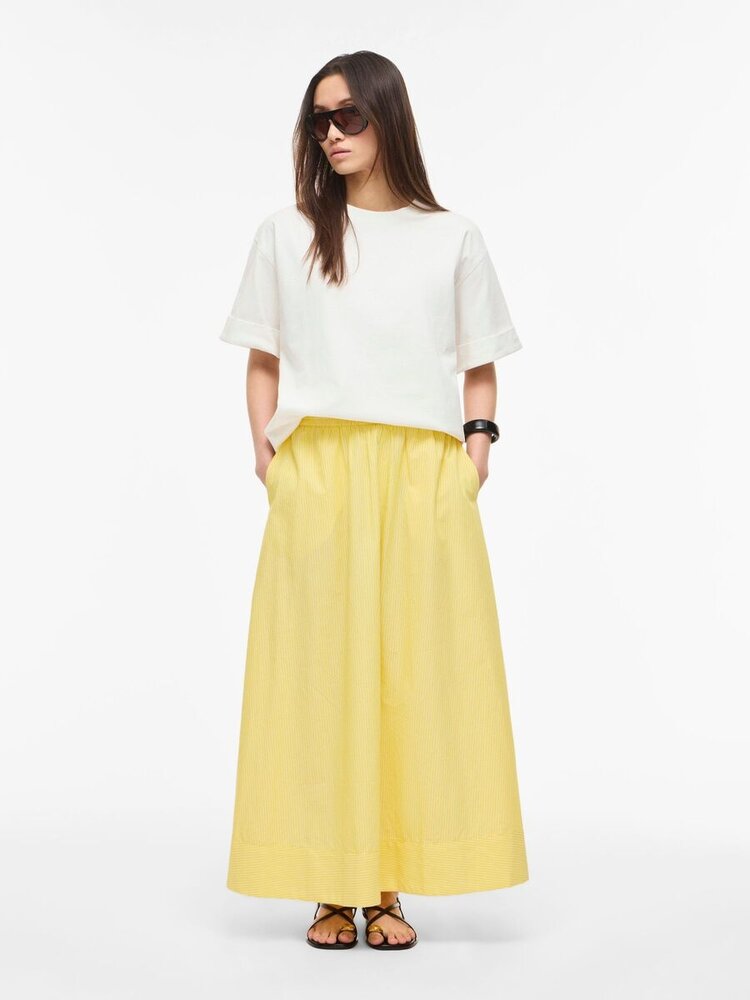 Rouge Edit Naomi Mae 2/4 O-Neck Oversized Tee Cloud Dancer